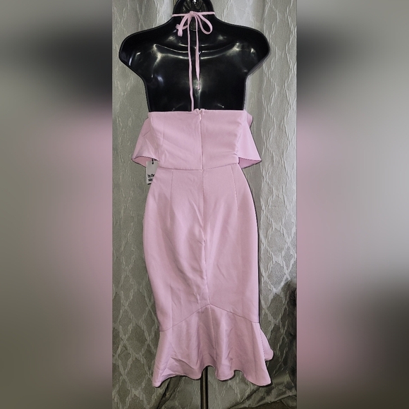 REVOLVE x By The Way Ruffle Halter Lavender Dress - Picture 3 of 7